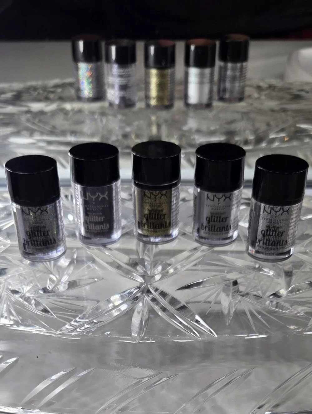 NYX Professional Makeup Face & Body Glitter Brilliants Lot of 5